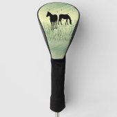 Paarden in het veld golfheadcover (Voorkant)