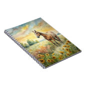 Paarden in het veld notitieboek (Rechterzijde)