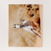 Paarden in het zand, Jigzaag Puzzle Legpuzzel (Verticaal)