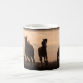 Paarden in het zonnelandschap koffiemok (Center)