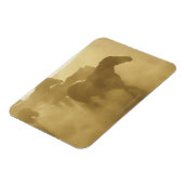 Paarden in koraal magneet (Linkerzijde)