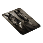 Paarden in kostuums magneet (Rechterzijde)