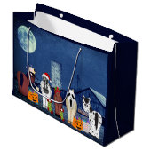 Paarden in kostuums van Halloween Horse Boerderij Groot Cadeauzakje (Voorkant Gekanteld)