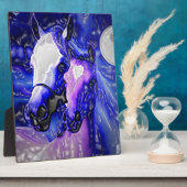 Paarden in liefde fotoplaat (Zijkant)