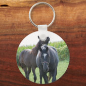 Paarden in liefde sleutelhanger (Voorkant)