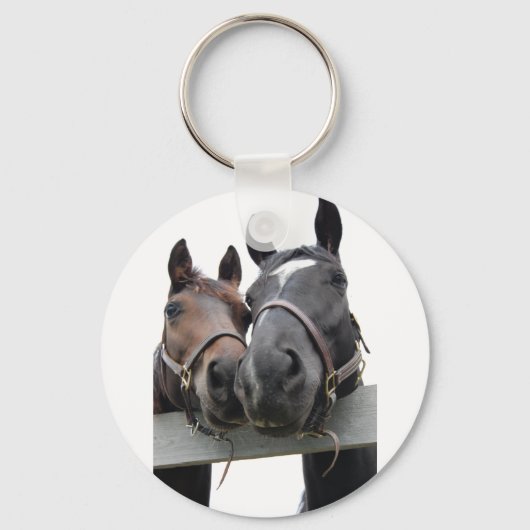Paarden in liefde sleutelhanger (Voorkant)