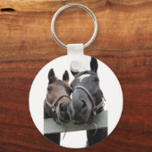 Paarden in liefde sleutelhanger (Voorkant)