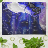 Paarden in liefde theedoek (Gevouwen)