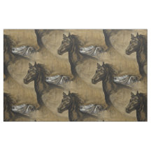 Paarden In Liefde Waterverf Schilderij J.Korp