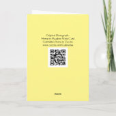 Paarden in Meadow Art Note Kaart (Achterkant)