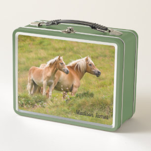 Paarden in Meadow Gepersonaliseerde naam