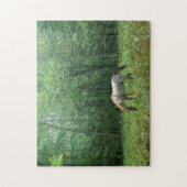 Paarden in Meadow Legpuzzel (Verticaal)