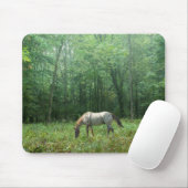 Paarden in Meadow Muismat (Met muis)