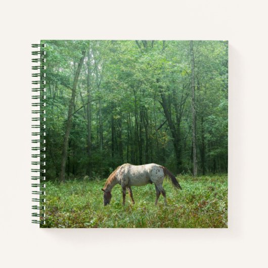 Paarden in Meadow Notitieboek (Voorkant)