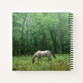 Paarden in Meadow Notitieboek (Achterkant)