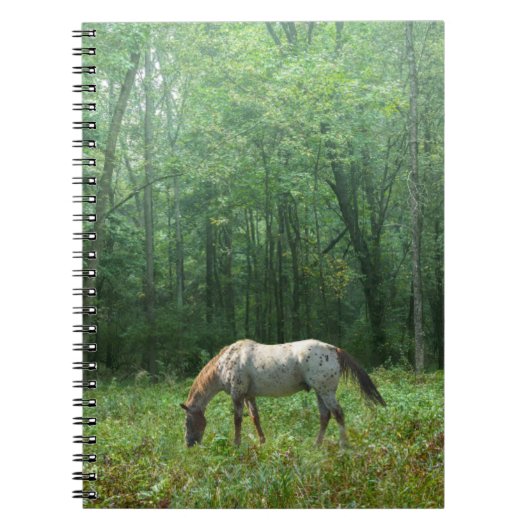 Paarden in Meadow Notitieboek (Voorkant)