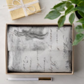 Paarden in paasse Franse  ontkoppeling van script Tissuepapier (Geschenk)