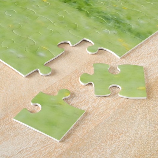 Paarden in Paddock en boerderij paard lover, aange Legpuzzel (Zijkant)