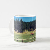 Paarden in pasta koffiemok (Voorkant links)