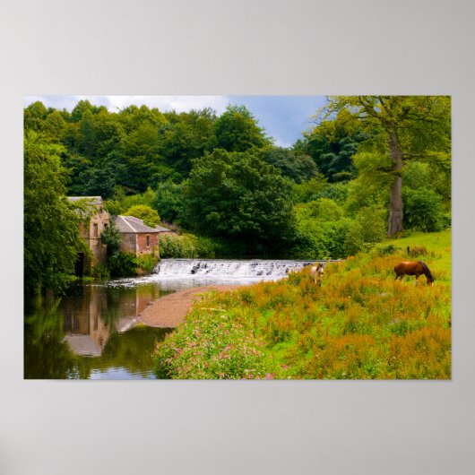 Paarden in Pollok Park, Poster van Glasgow (Voorkant)