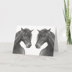 PAARDEN IN POTLOOD: VERWANTE GEEST: KAART