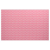 Paarden in roze en wit weefsel stof (Yard (91,4 cm))