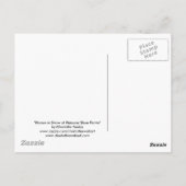 "Paarden in sneeuw" Briefkaart van de dierenkunst (Achterkant)