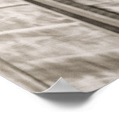 Paarden in stabiel Poster (Hoek)