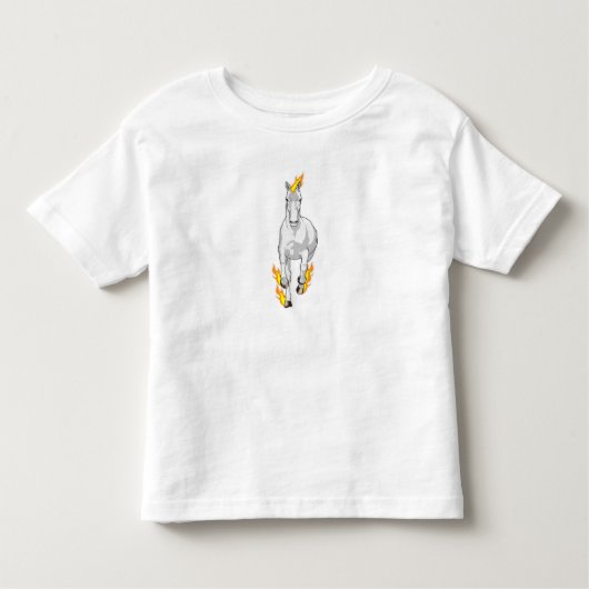Paarden in vlam kinder shirts (Voorkant)