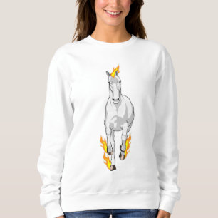 Paarden in vlam trui