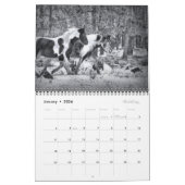 Paarden in zwart-wit - 2021 Equine Calendar Kalender (Jan 2026)