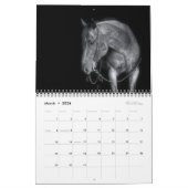 Paarden in zwart-wit - 2021 Equine Calendar Kalender (Mar 2026)