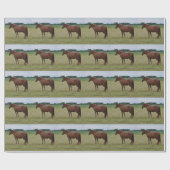 Paarden Inpakpapier (Vlak)