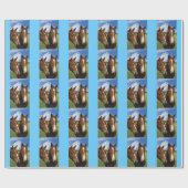 Paarden inpakpapier (Vlak)