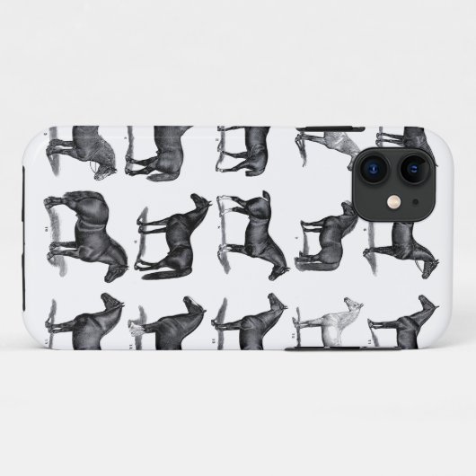 Paarden iPhone Case (Achterkant (horizontaal))