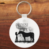 Paarden - je bent dol op je sleutelhanger (Voorkant)