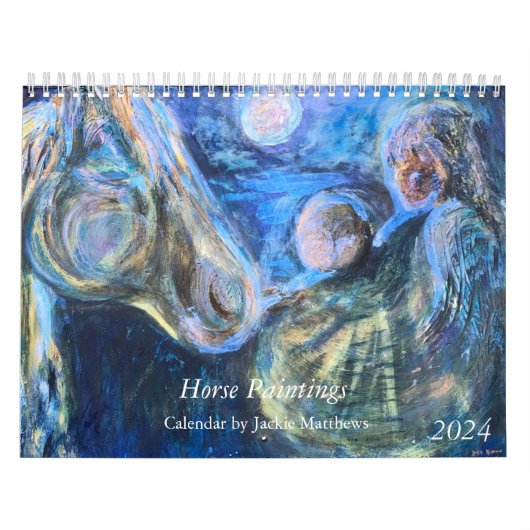 Paarden Kalender door Jackie Matthews (Hoes)