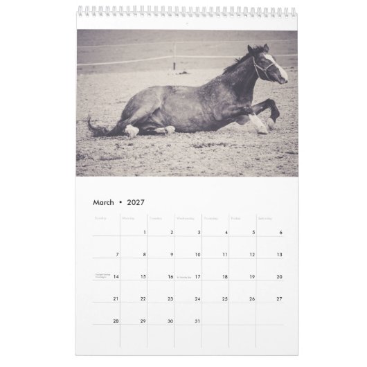 Paarden kalender... kalender (Mar 2027)