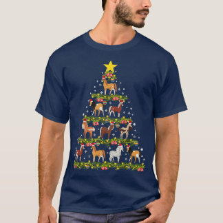 Paarden kerstboompaarden t-shirt