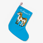 Paarden Kleine Kerstsok (Voorkant (Hangend))