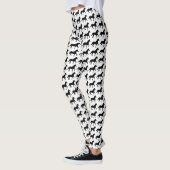 Paarden  kleuren jongleren, Yoga, oefening Leggings (Links)