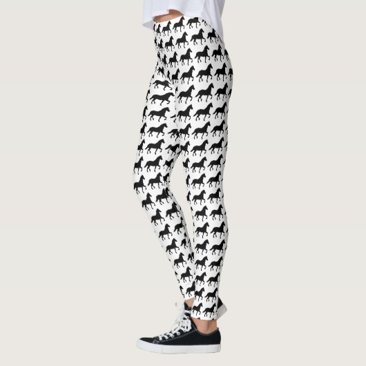 Paarden  kleuren jongleren, Yoga, oefening Leggings (Links)