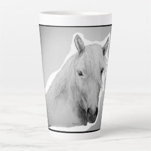 Paarden, koffie-mok latte mok