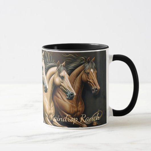 Paarden koffiemok mok (Rechts)