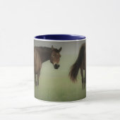 Paarden koffiemok mok (Midden)