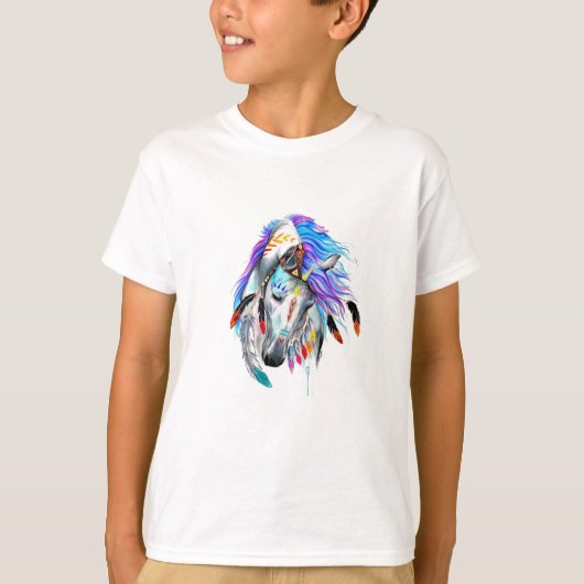 Paarden Kunst T-shirt (Voorkant)