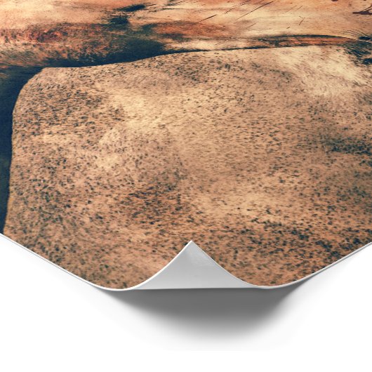 Paarden Kunstmatige Waterverf schilderen decoratie (Hoek)