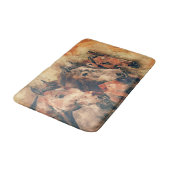 Paarden Kunstmatige Waterverf schilderen decoratie Badmat (Gekanteld)