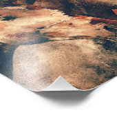 Paarden Kunstmatige Waterverf schilderen decoratie Foto Afdruk (Hoek)