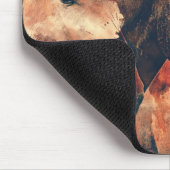 Paarden Kunstmatige Waterverf schilderen decoratie Muismat (Hoek)